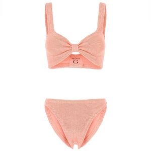 NWT Hunza g bonnie bikini in peach one size